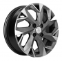 Легковой диск Khomen Wheels KHW1508 6x15 4x100 ET40 60,1 Gray-FP