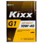 Масло моторное KIXX G1 10W-40 API SN/CF; ACEA A3/B4 полусинтетическое 4 л